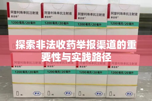新乡探索非法收药举报渠道的重要性与实践路径